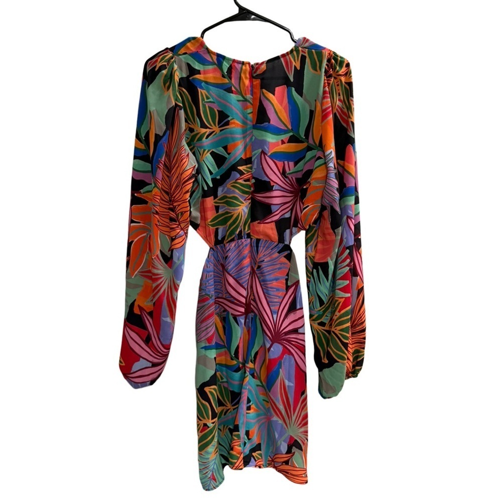 SHOW ME YOUR MUMU Go Out Cut Out Mini Dress Tropical Paradise Size Medium - Picture 7 of 16